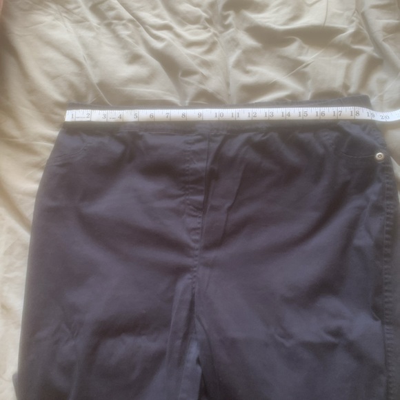 Navy blue capri pants, XL - Picture 6 of 12